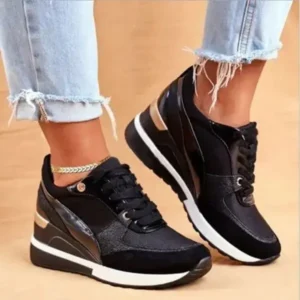 Romboom Women Bigger Sizes Stitching Design Sneakers