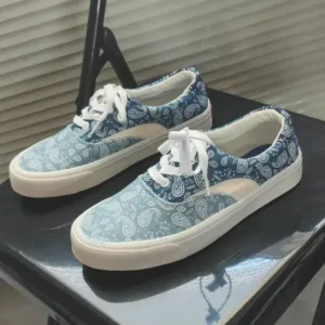 Romboom Vintage Breathable Printed Canvas Shoes