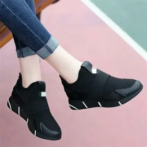 Romboom Women Fashion Slip On Round-Toe Shoes