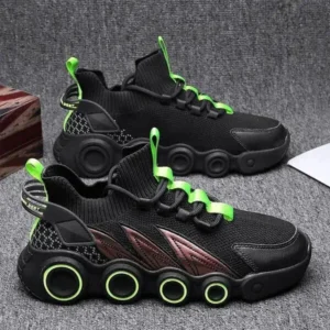 Romboom Men Casual Breathable Deodorant Mesh Sports Shoes