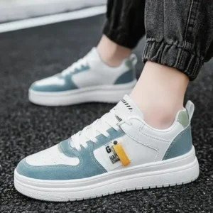 Romboom Men Fashion Color Matching Low Top Sneakers