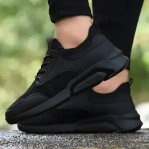 Romboom Men Fashion Solid Color Mesh Sneakers