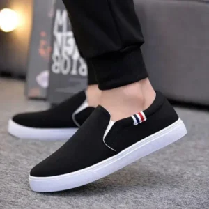 Romboom Men Casual Breathable Flat Canvas Shoes