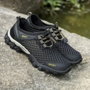 Romboom Men Casual Breathable Mesh Outdoor Sports Shoes