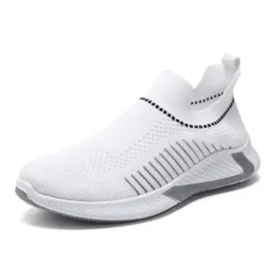 Romboom Men Fashion Summer Flyknit Breathable Sneakers