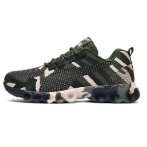 Romboom Couple Casual Camouflage Pattern Lace Up Design Breathable Sneakers