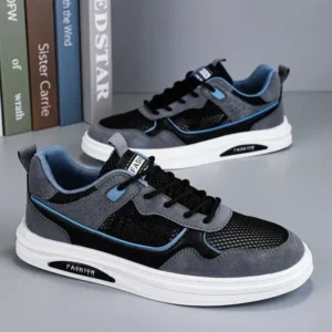 Romboom Men'S Fashion Hollow Mesh Breathable Sneakers