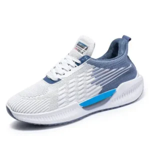 Romboom Men'S Fashion Hollow Color Matching Breathable Running Sneakers