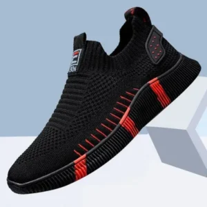 Romboom Men'S Fashion Color Matching Mesh Breathable Sneakers