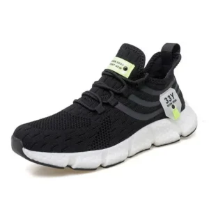 Romboom Men Fashion Breathable Color Block Lightweight Sneakers