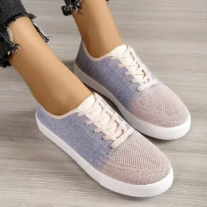 Romboom Summer Women Fashion Casual Fly-Woven Mesh Breathable Sneakers