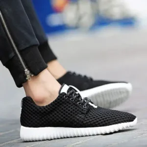 Romboom Men Fashion Breathable Mesh Lightweight Sneakers