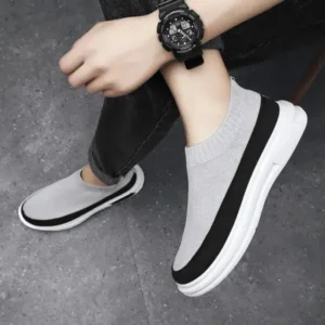 Romboom Men Fashion Breathable Lightweight Platform Shoes