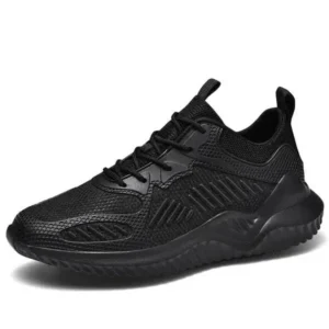 Romboom Men Fashion Breathable Mesh Thick Sole Plus Size Sneakers