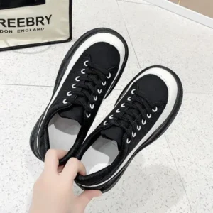 Romboom Women Fashion Cute Platform Sneakers